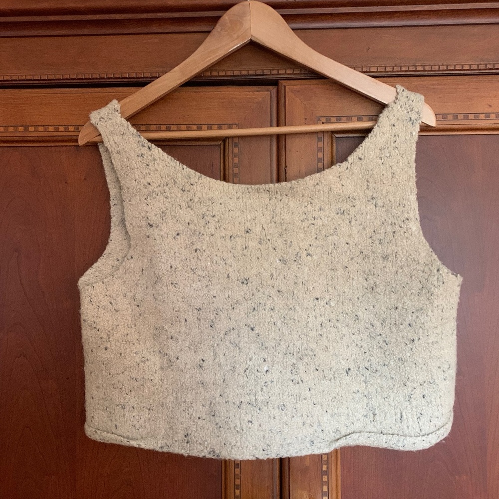 Handmade wool tank top